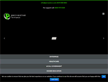 Tablet Screenshot of pervasive.co.uk