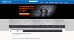 Desktop Screenshot of pervasive.com